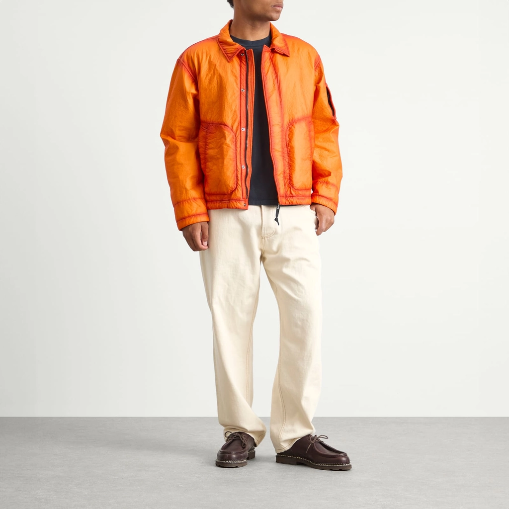 CP Company Men's Feltro Bi-Film Jacket Russet Orange
